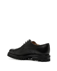 schwarze Leder Derby Schuhe von Church's