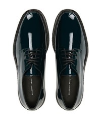 schwarze Leder Derby Schuhe von Giuseppe Zanotti