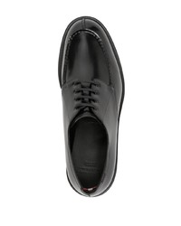 schwarze Leder Derby Schuhe von Bally