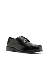 schwarze Leder Derby Schuhe von Stefan Cooke