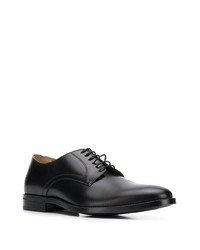 schwarze Leder Derby Schuhe von Scarosso