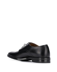 schwarze Leder Derby Schuhe von Scarosso