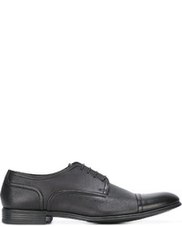 schwarze Leder Derby Schuhe von Fabi