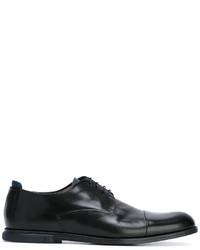 schwarze Leder Derby Schuhe von Fabi