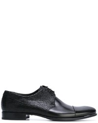schwarze Leder Derby Schuhe von Fabi