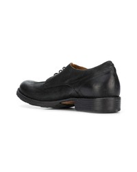 schwarze Leder Derby Schuhe von Fiorentini+Baker