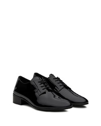 schwarze Leder Derby Schuhe von Giuseppe Zanotti