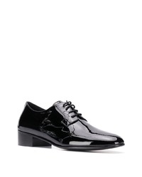 schwarze Leder Derby Schuhe von Giuseppe Zanotti