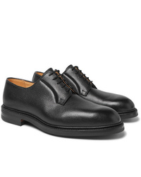 schwarze Leder Derby Schuhe von George Cleverley