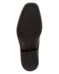 schwarze Leder Derby Schuhe von Geox