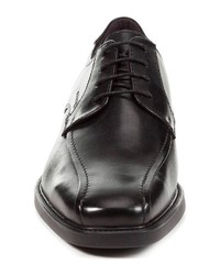 schwarze Leder Derby Schuhe von Geox