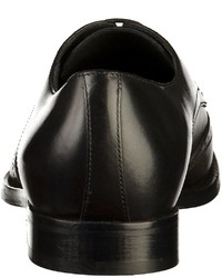 schwarze Leder Derby Schuhe von Geox