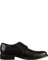 schwarze Leder Derby Schuhe von Geox