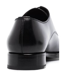 schwarze Leder Derby Schuhe von Tom Ford