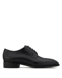 schwarze Leder Derby Schuhe von Giuseppe Zanotti