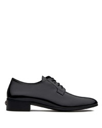 schwarze Leder Derby Schuhe von Giuseppe Zanotti