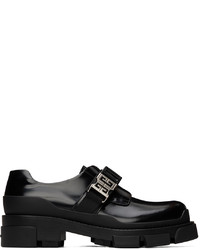 schwarze Leder Derby Schuhe von Givenchy