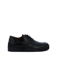 schwarze Leder Derby Schuhe von Givenchy