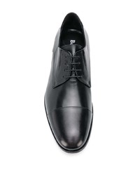 schwarze Leder Derby Schuhe von Baldinini