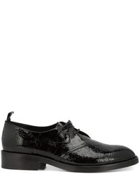 schwarze Leder Derby Schuhe von Golden Goose Deluxe Brand