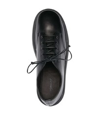 schwarze Leder Derby Schuhe von Marsèll