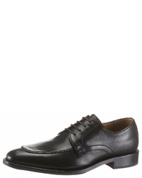 schwarze Leder Derby Schuhe von GORDON & BROS