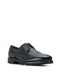 schwarze Leder Derby Schuhe von Henderson Baracco