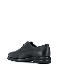 schwarze Leder Derby Schuhe von Henderson Baracco