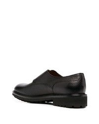 schwarze Leder Derby Schuhe von Doucal's