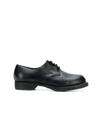 schwarze Leder Derby Schuhe von Guidi