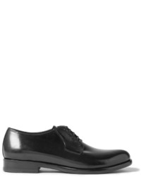 schwarze Leder Derby Schuhe von Harry's of London