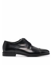 schwarze Leder Derby Schuhe von Harrys Of London