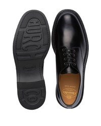 schwarze Leder Derby Schuhe von Church's