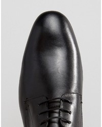 schwarze Leder Derby Schuhe von Steve Madden