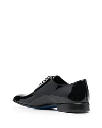 schwarze Leder Derby Schuhe von Billionaire