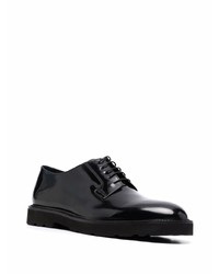 schwarze Leder Derby Schuhe von Paul Smith