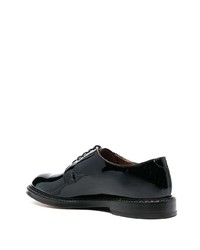 schwarze Leder Derby Schuhe von Doucal's