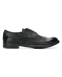 schwarze Leder Derby Schuhe von Officine Creative