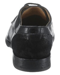 schwarze Leder Derby Schuhe von Hudson London