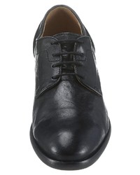 schwarze Leder Derby Schuhe von Hudson London