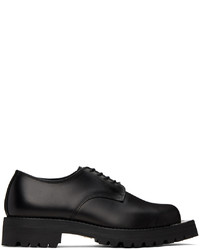 schwarze Leder Derby Schuhe von Johnlawrencesullivan