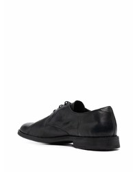 schwarze Leder Derby Schuhe von Officine Creative