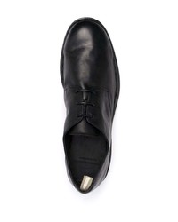 schwarze Leder Derby Schuhe von Officine Creative