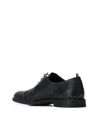 schwarze Leder Derby Schuhe von Officine Creative