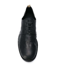 schwarze Leder Derby Schuhe von Officine Creative