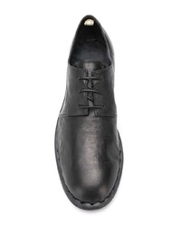 schwarze Leder Derby Schuhe von Officine Creative