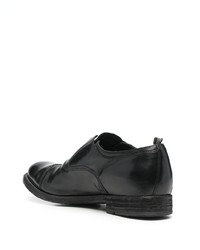 schwarze Leder Derby Schuhe von Officine Creative