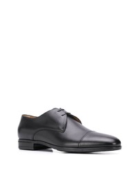 schwarze Leder Derby Schuhe von BOSS