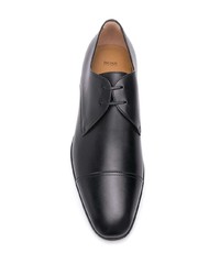 schwarze Leder Derby Schuhe von BOSS