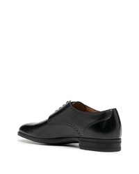 schwarze Leder Derby Schuhe von BOSS